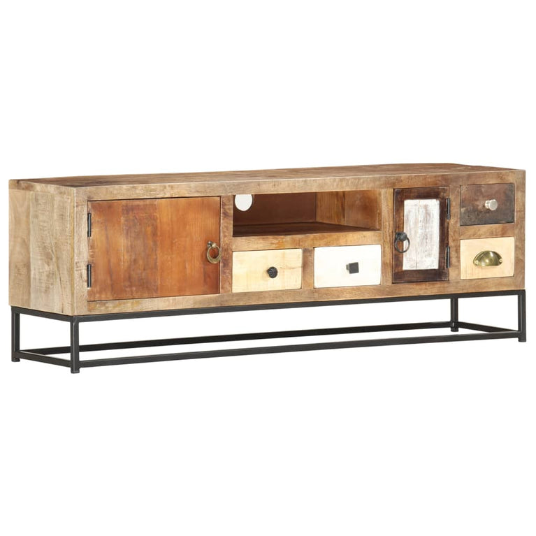 Tv-meubel 120x30x40 cm massief gerecycled hout MeubelReus