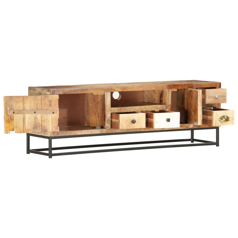 Tv-meubel 120x30x40 cm massief gerecycled hout MeubelReus