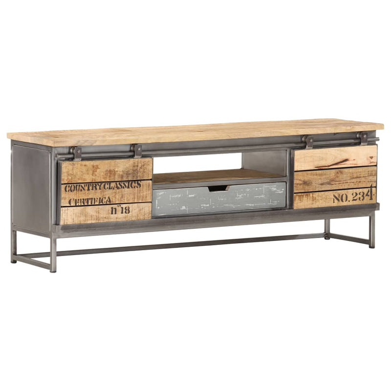 Tv-meubel 120x30x40 cm massief mangohout MeubelReus
