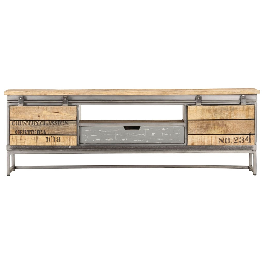 Tv-meubel 120x30x40 cm massief mangohout MeubelReus