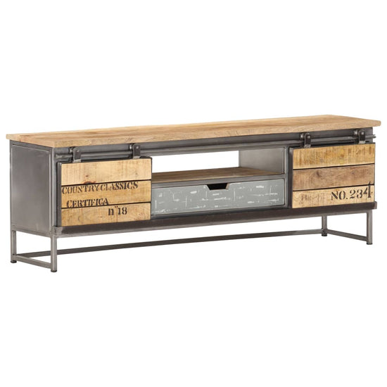 Tv-meubel 120x30x40 cm massief mangohout MeubelReus