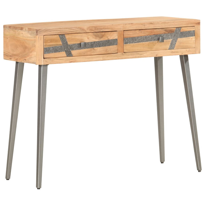 Wandtafel 90x30x75 cm massief acaciahout MeubelReus