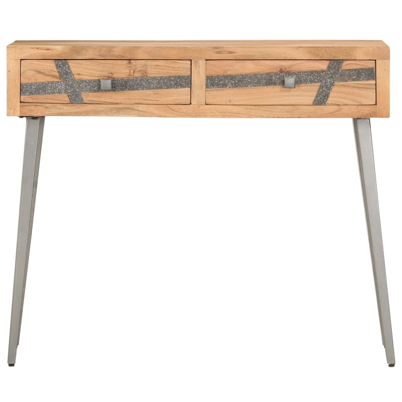 Wandtafel 90x30x75 cm massief acaciahout MeubelReus
