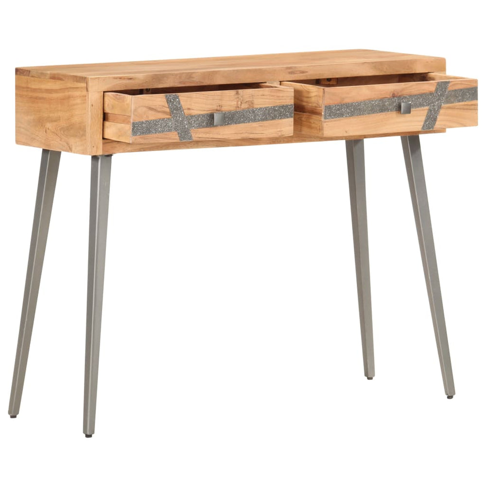 Wandtafel 90x30x75 cm massief acaciahout MeubelReus