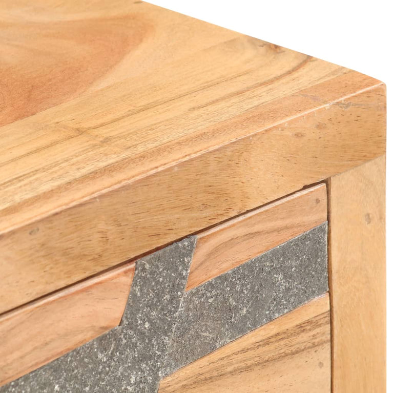 Wandtafel 90x30x75 cm massief acaciahout MeubelReus