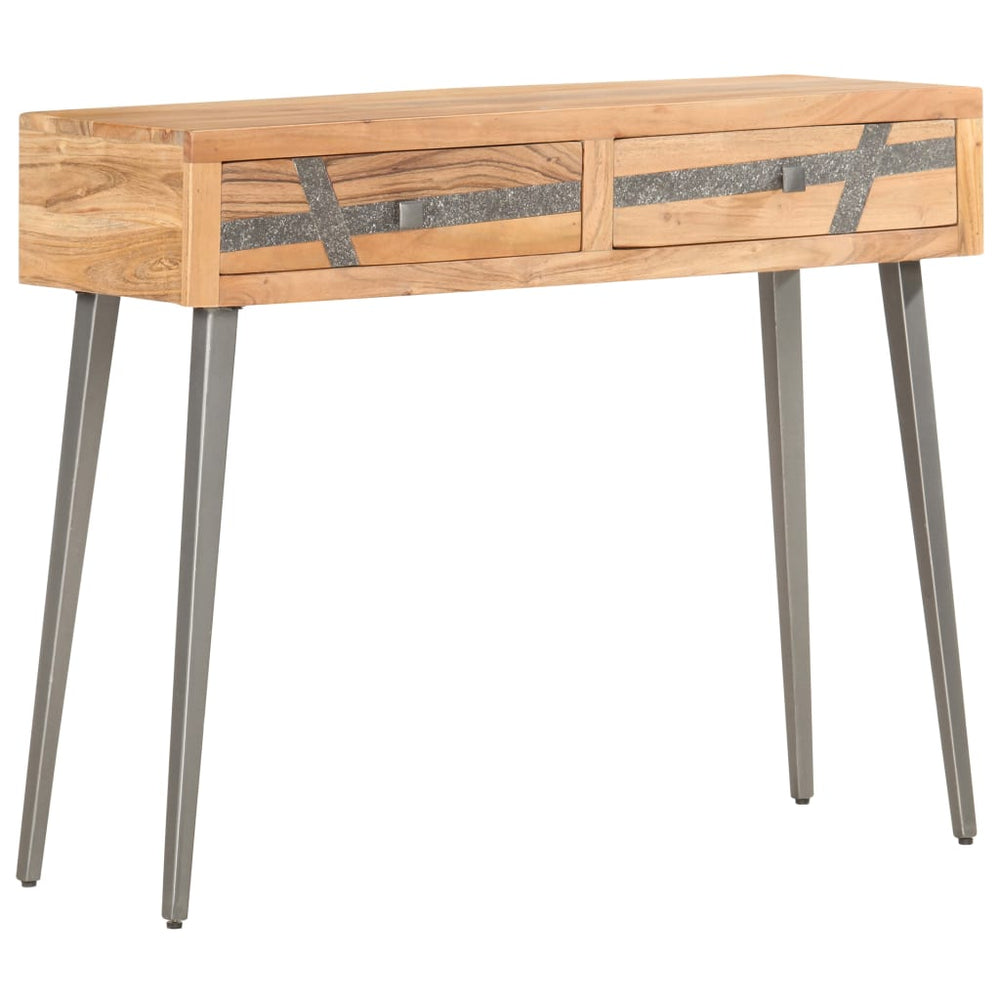 Wandtafel 90x30x75 cm massief acaciahout MeubelReus