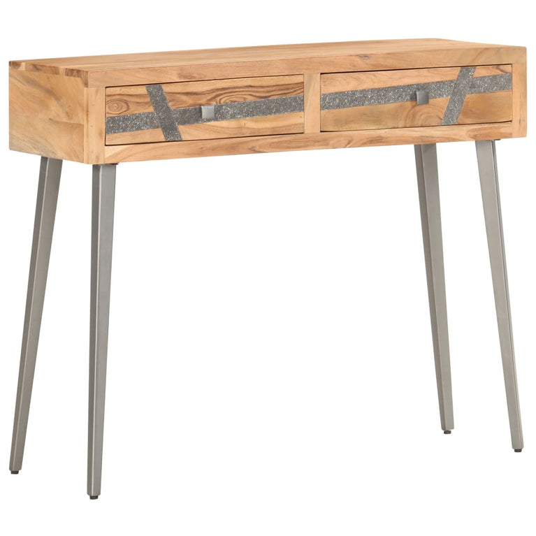 Wandtafel 90x30x75 cm massief acaciahout MeubelReus