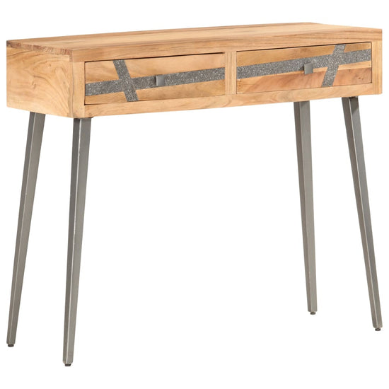 Wandtafel 90x30x75 cm massief acaciahout MeubelReus