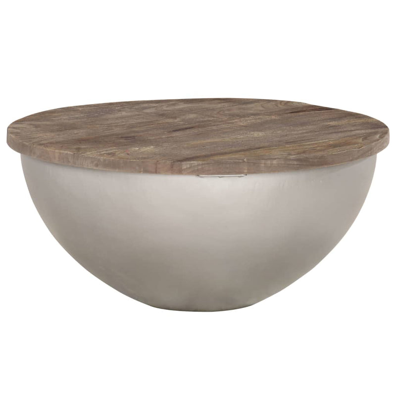 Salontafelset komvormig Ø60 cm massief mangohout MeubelReus