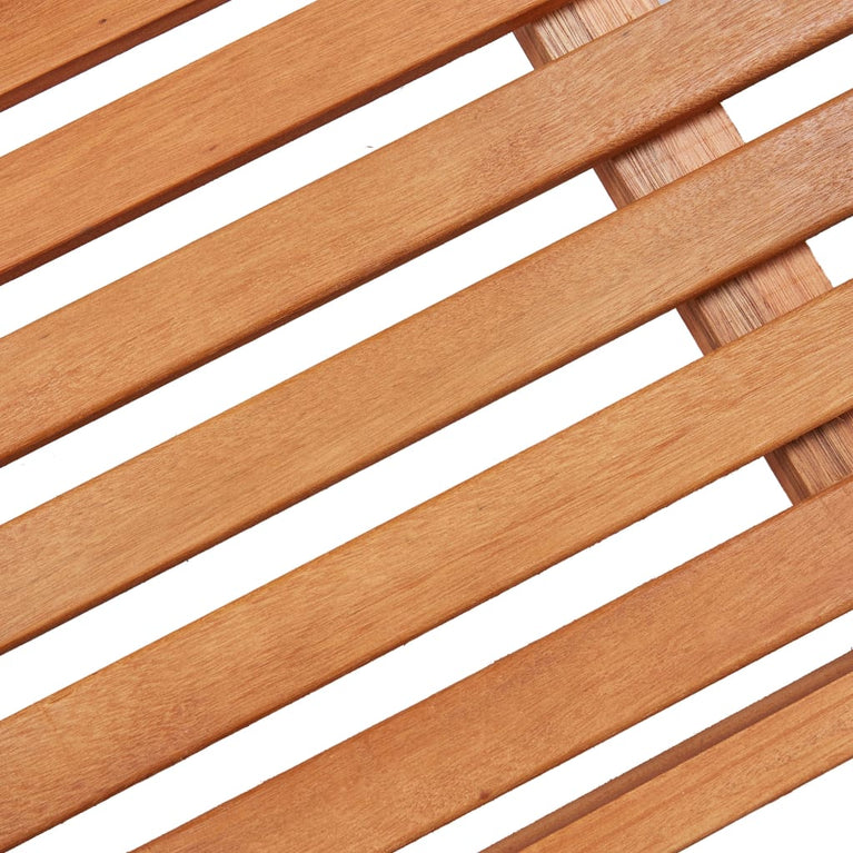 Tuinbank inklapbaar 120 cm massief eucalyptushout MeubelReus