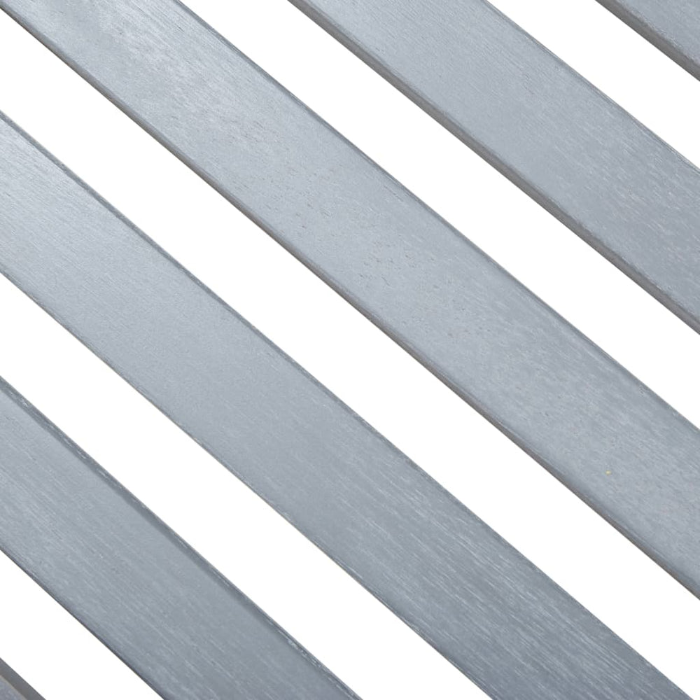 Tuinbank 2-zits 120 cm massief eucalyptushout grijs MeubelReus