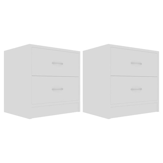 Nachtkastjes 2 st 40x30x40 cm spaanplaat wit MeubelReus
