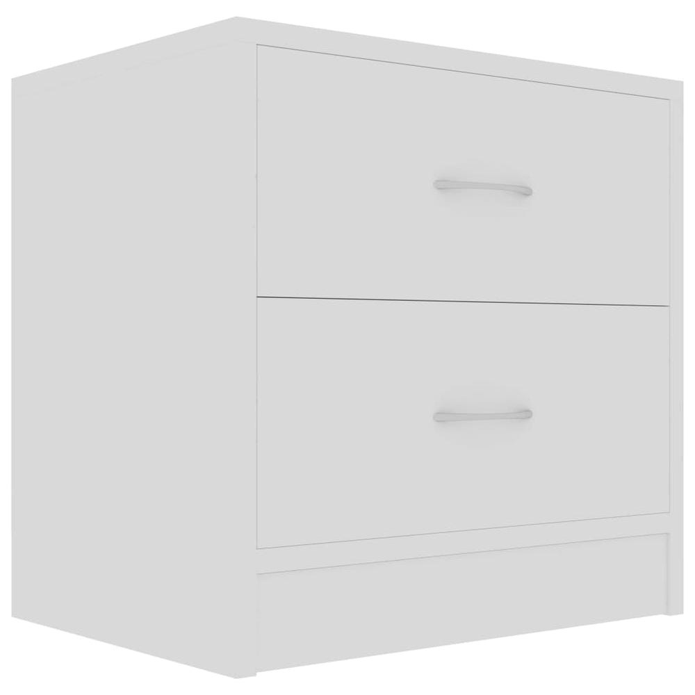 Nachtkastjes 2 st 40x30x40 cm spaanplaat wit MeubelReus