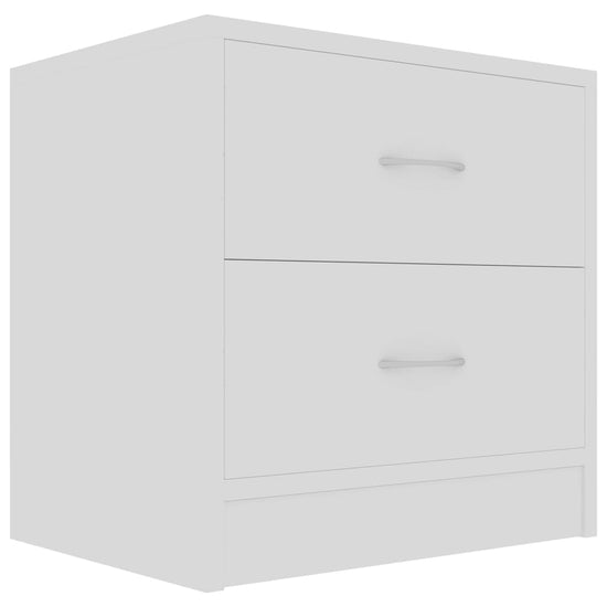 Nachtkastjes 2 st 40x30x40 cm spaanplaat wit MeubelReus