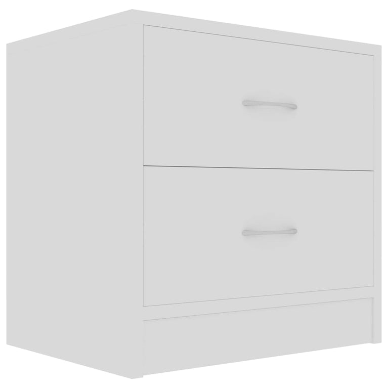 Nachtkastjes 2 st 40x30x40 cm spaanplaat wit MeubelReus
