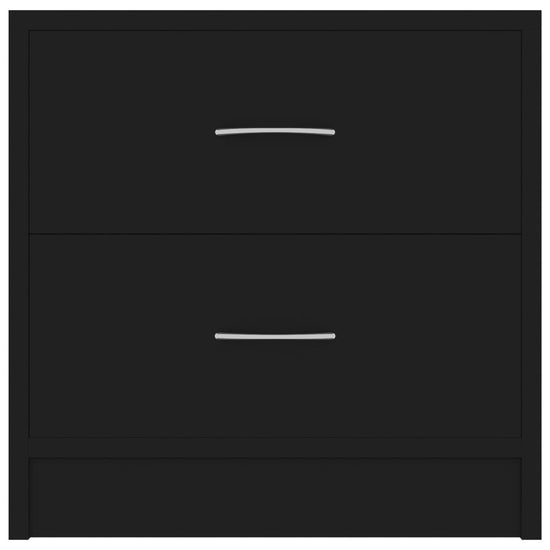 Nachtkastjes 2 st 40x30x40 cm spaanplaat zwart MeubelReus