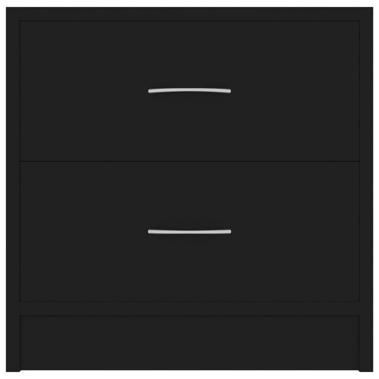 Nachtkastjes 2 st 40x30x40 cm spaanplaat zwart MeubelReus