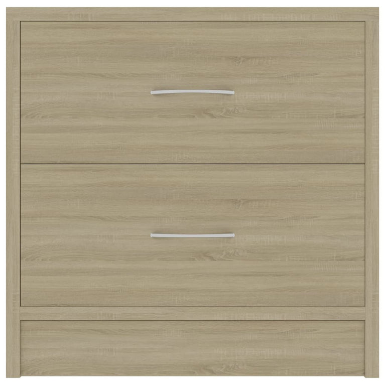 Nachtkastjes 2 st 40x30x40 cm spaanplaat sonoma eikenkleurig