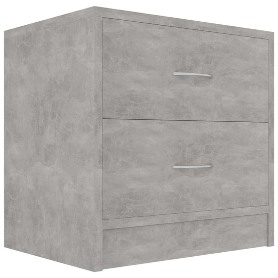 Nachtkastjes 2 st 40x30x40 cm spaanplaat betongrijs MeubelReus