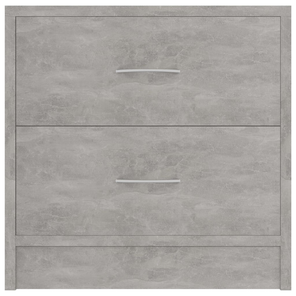 Nachtkastjes 2 st 40x30x40 cm spaanplaat betongrijs MeubelReus