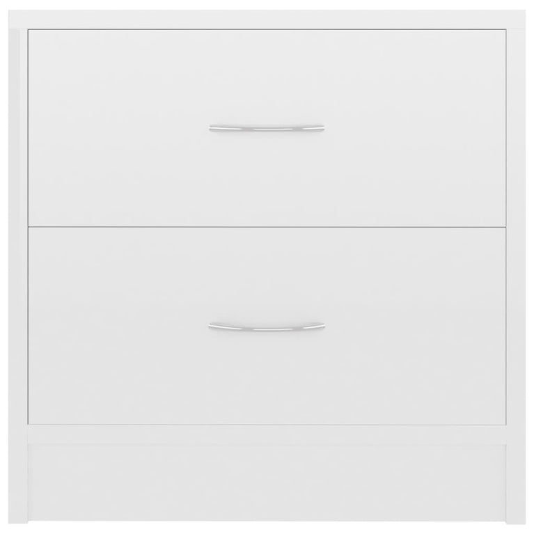 Nachtkastjes 2 st 40x30x40 cm spaanplaat hoogglans wit MeubelReus