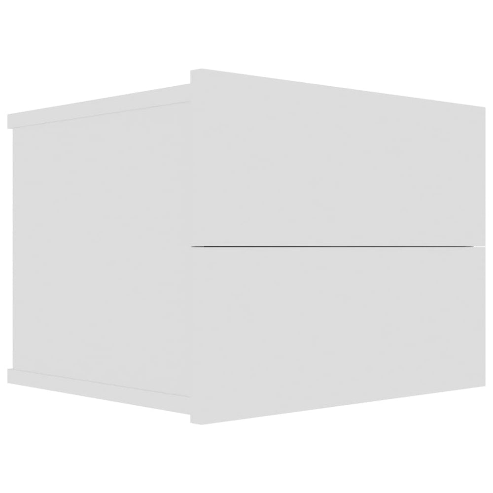 Nachtkastjes 2 st 40x30x30 cm spaanplaat wit MeubelReus