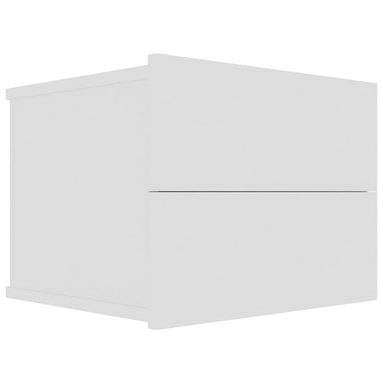 Nachtkastjes 2 st 40x30x30 cm spaanplaat wit MeubelReus