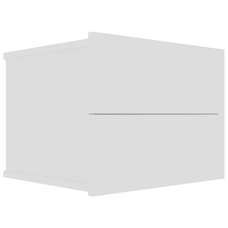 Nachtkastjes 2 st 40x30x30 cm spaanplaat wit MeubelReus