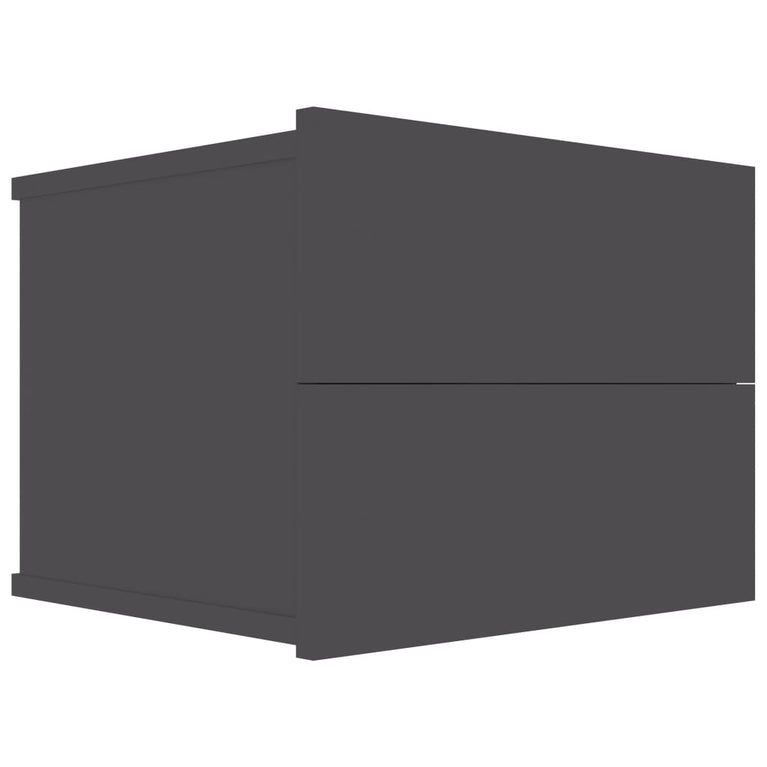 Nachtkastjes 2 st 40x30x30 cm spaanplaat grijs MeubelReus