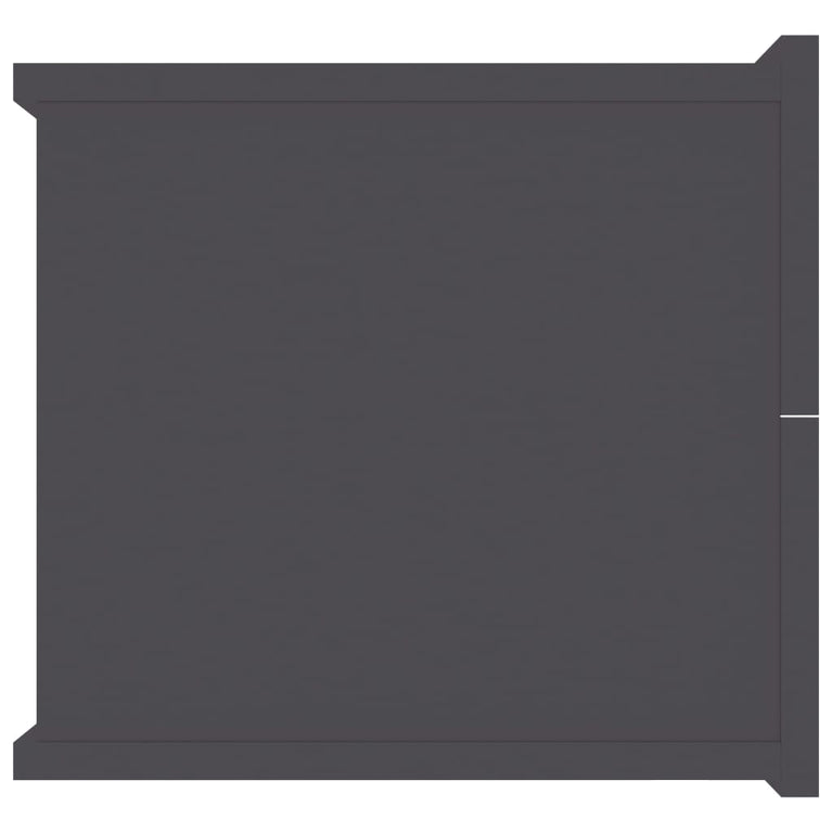Nachtkastjes 2 st 40x30x30 cm spaanplaat grijs MeubelReus