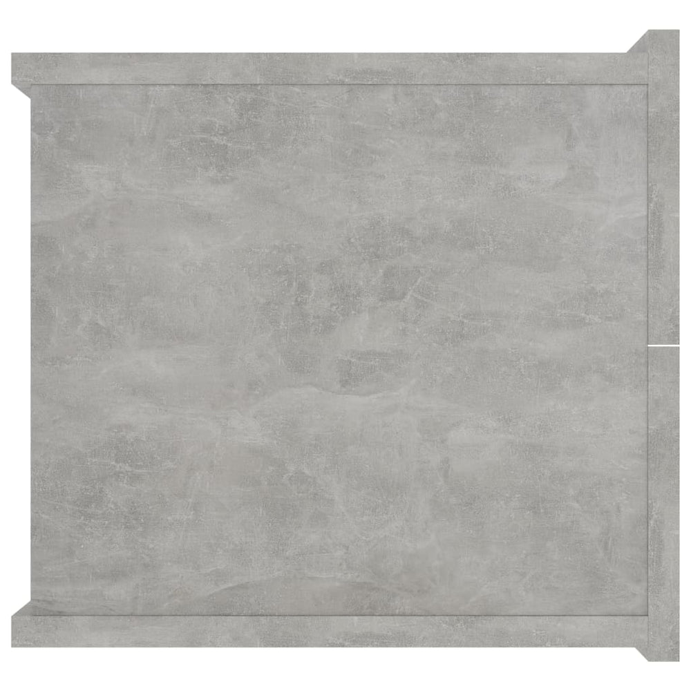 Nachtkastje 40x30x30 cm spaanplaat betongrijs MeubelReus