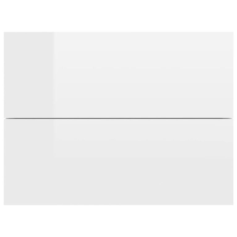 Nachtkastjes 2 st 40x30x30 cm spaanplaat hoogglans wit MeubelReus