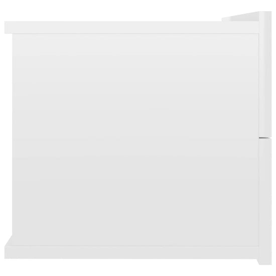 Nachtkastjes 2 st 40x30x30 cm spaanplaat hoogglans wit MeubelReus