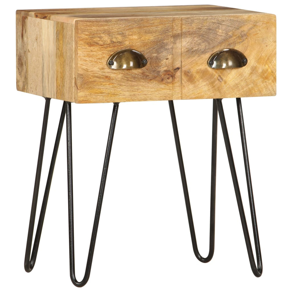 Nachtkastje 40x30x50 cm massief mangohout MeubelReus