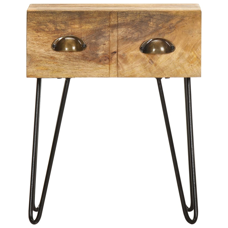 Nachtkastje 40x30x50 cm massief mangohout MeubelReus