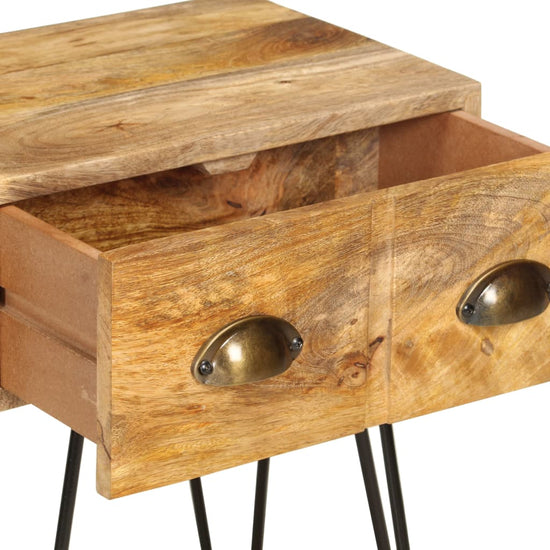 Nachtkastje 40x30x50 cm massief mangohout MeubelReus