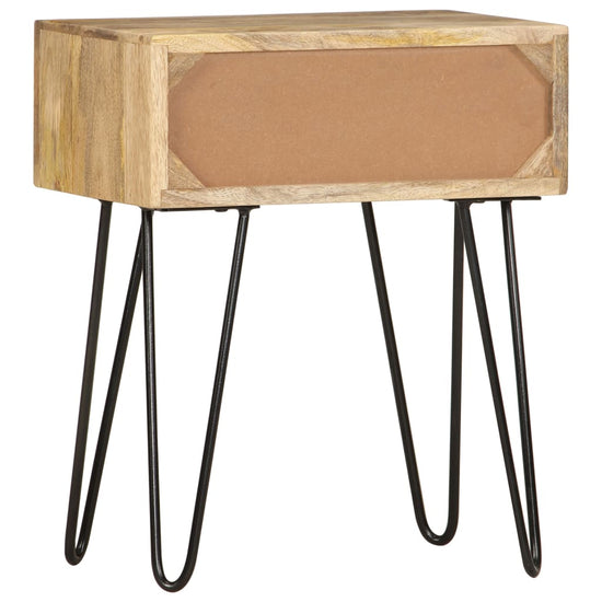 Nachtkastje 40x30x50 cm massief mangohout MeubelReus