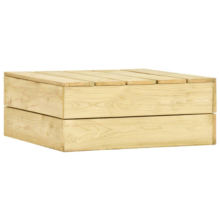 Tuintafel 75x75x31 cm geïmpregneerd grenenhout MeubelReus