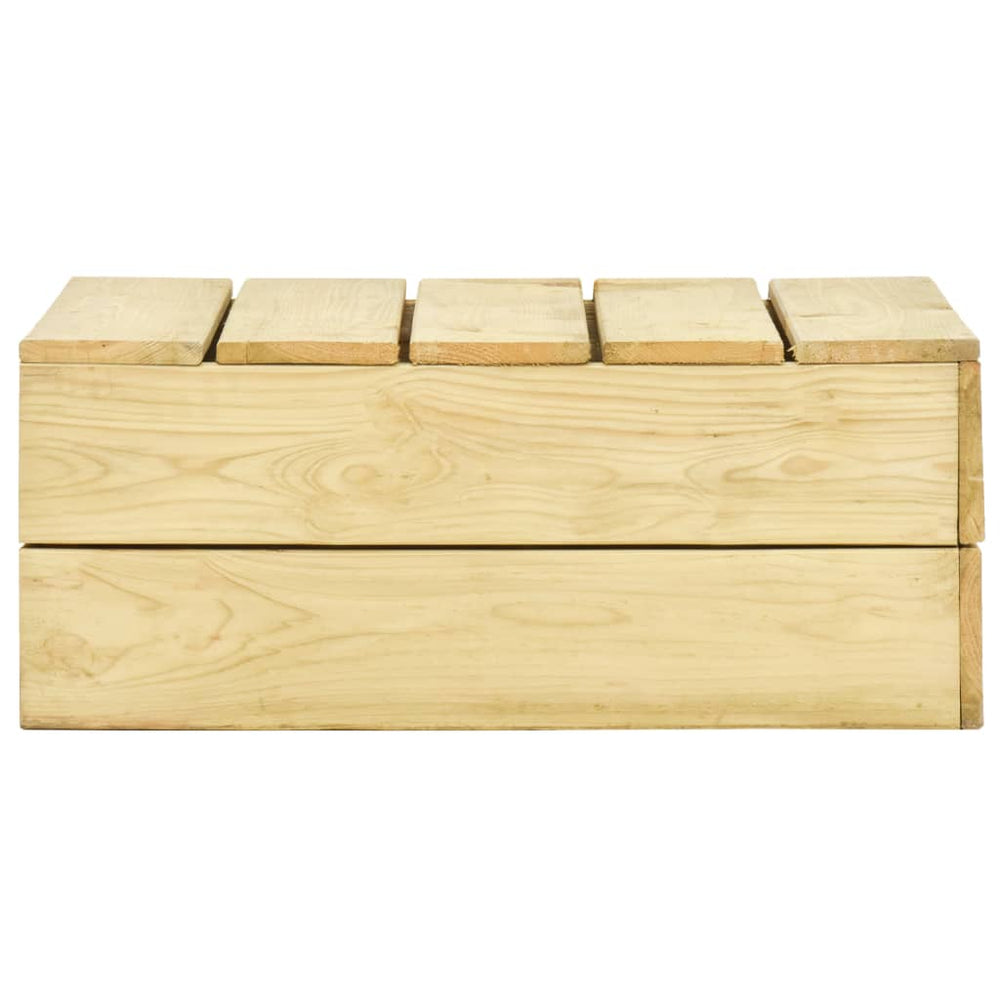 Tuintafel 75x75x31 cm geïmpregneerd grenenhout MeubelReus