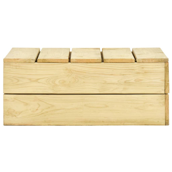 Tuintafel 75x75x31 cm geïmpregneerd grenenhout MeubelReus