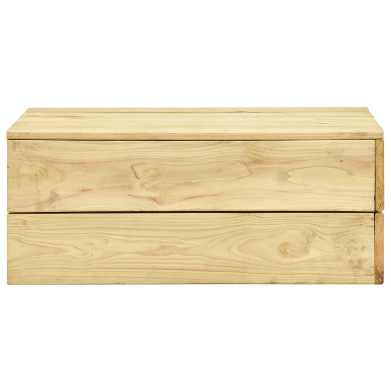 Tuintafel 75x75x31 cm geïmpregneerd grenenhout MeubelReus