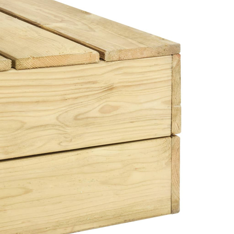 Tuintafel 75x75x31 cm geïmpregneerd grenenhout MeubelReus