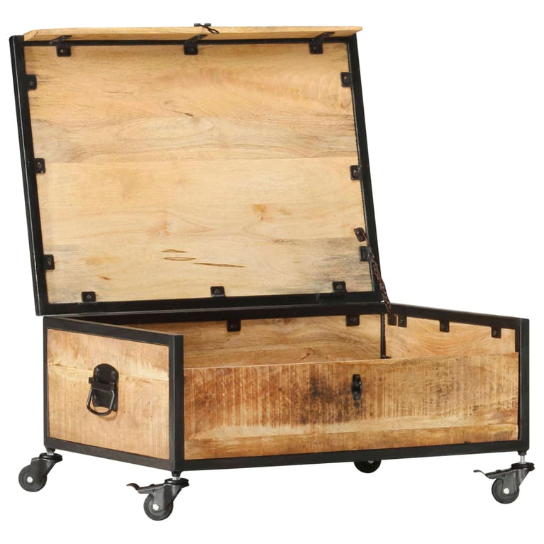 Salontafel 70x50x33 cm massief mangohout MeubelReus