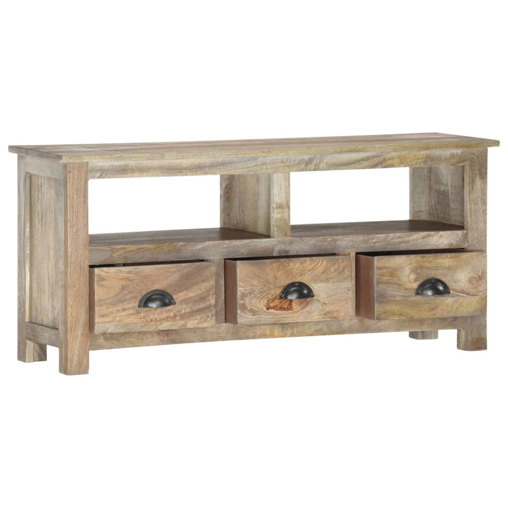 Tv-meubel 110x30x50 cm massief mangohout MeubelReus