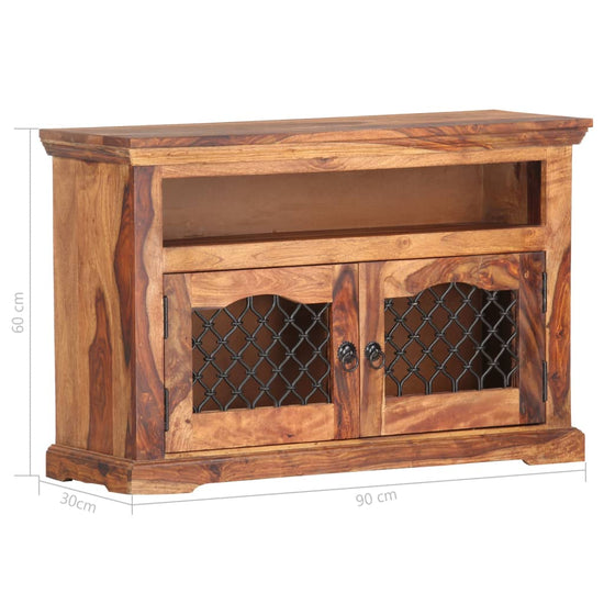 Tv-meubel 90x30x60 cm massief sheeshamhout MeubelReus