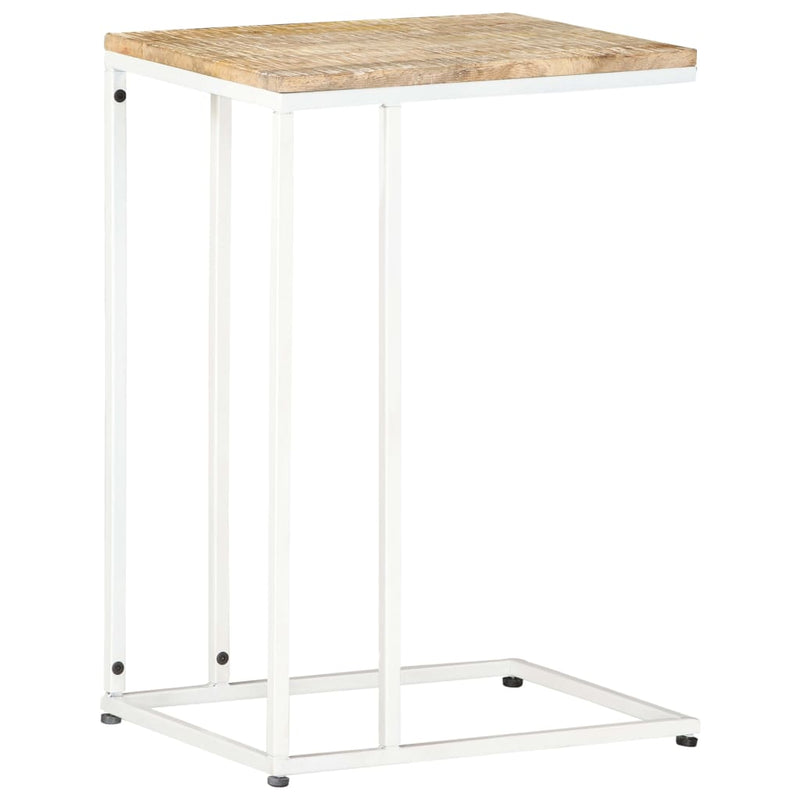 Bijzettafel 35x45x65 cm massief mangohout MeubelReus