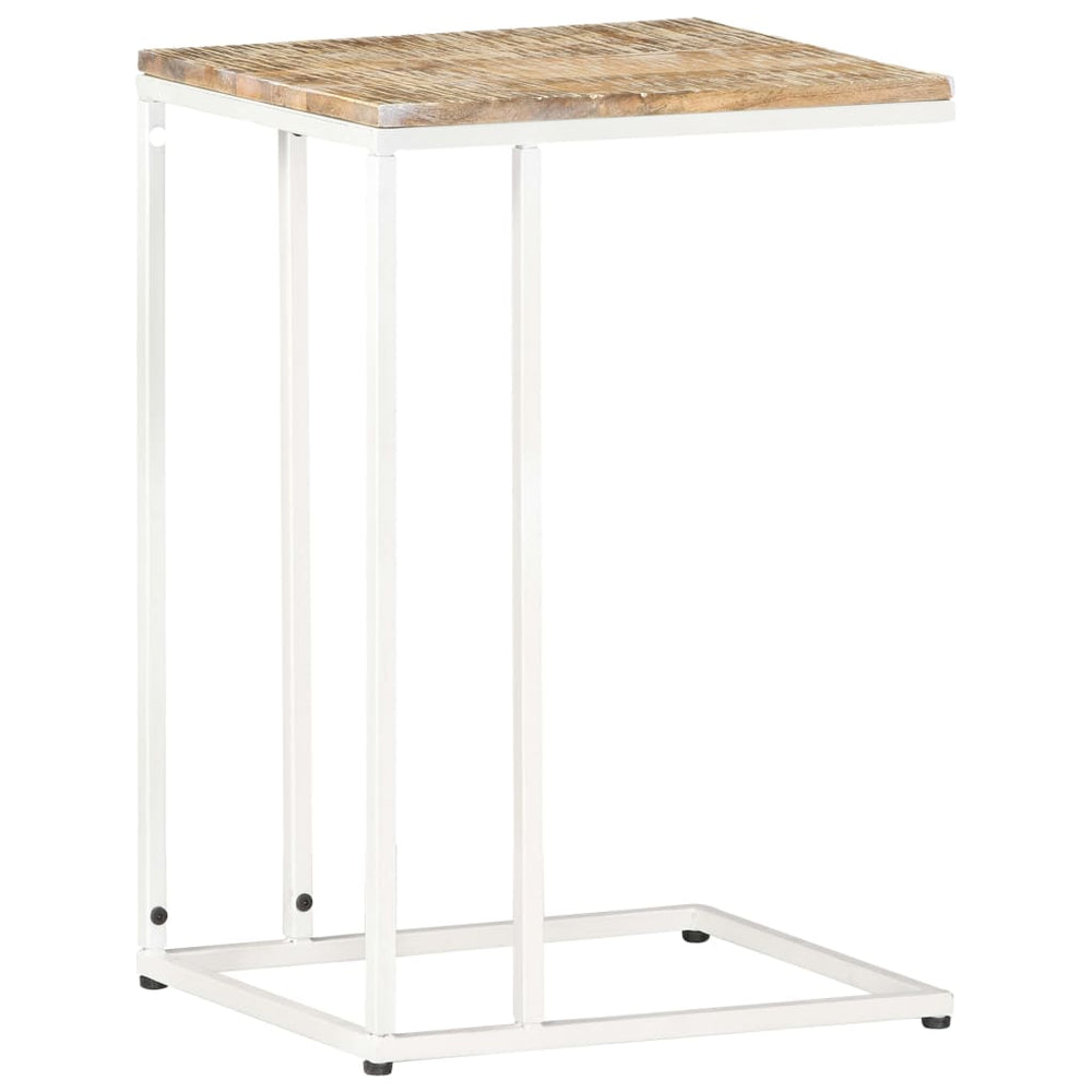 Bijzettafel 35x45x65 cm massief mangohout MeubelReus