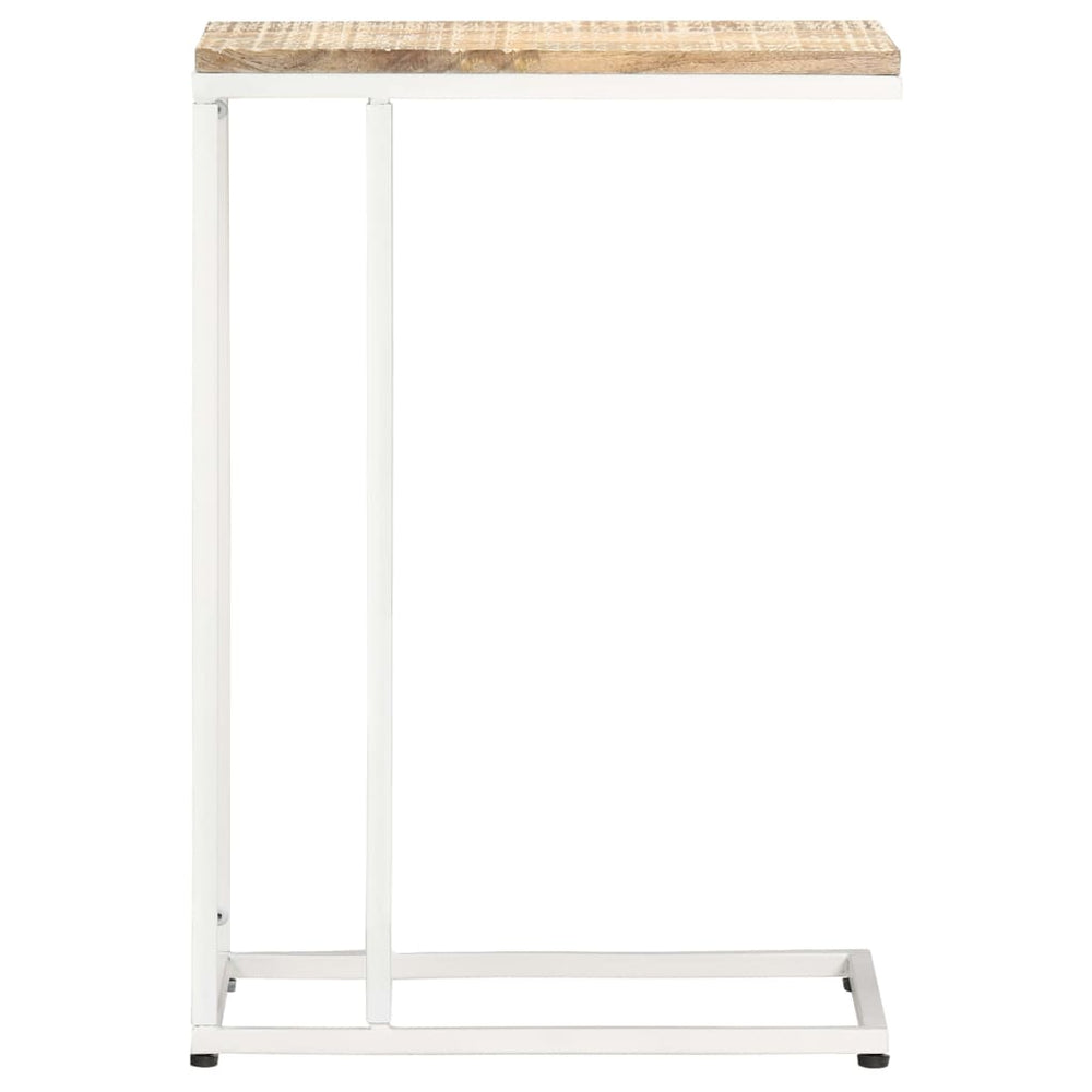 Bijzettafel 35x45x65 cm massief mangohout MeubelReus