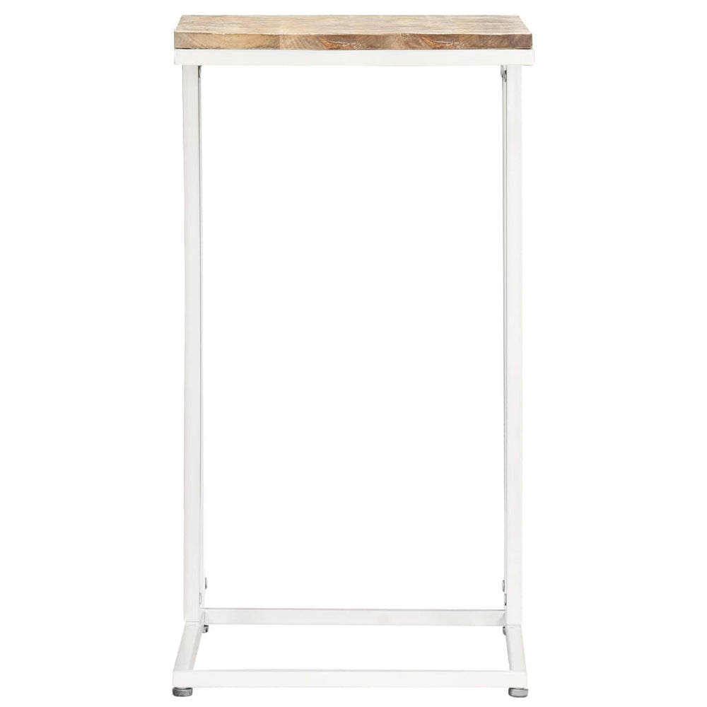 Bijzettafel 35x45x65 cm massief mangohout MeubelReus