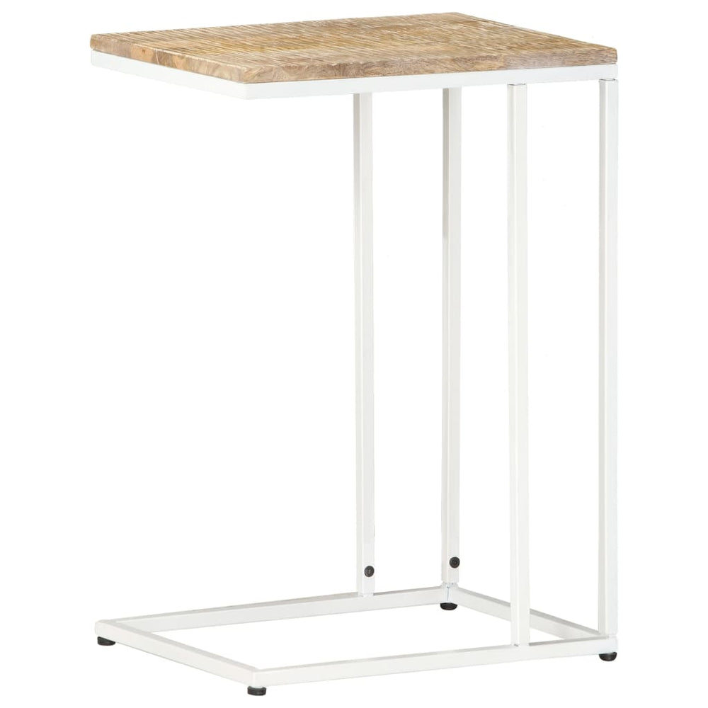 Bijzettafel 35x45x65 cm massief mangohout MeubelReus